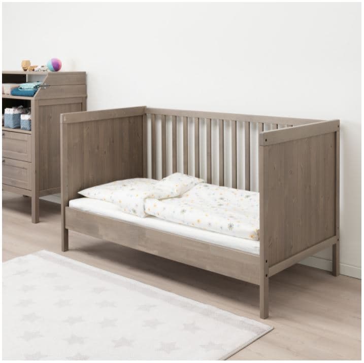IKEA SUNDVIK Cot And Mattress image 3