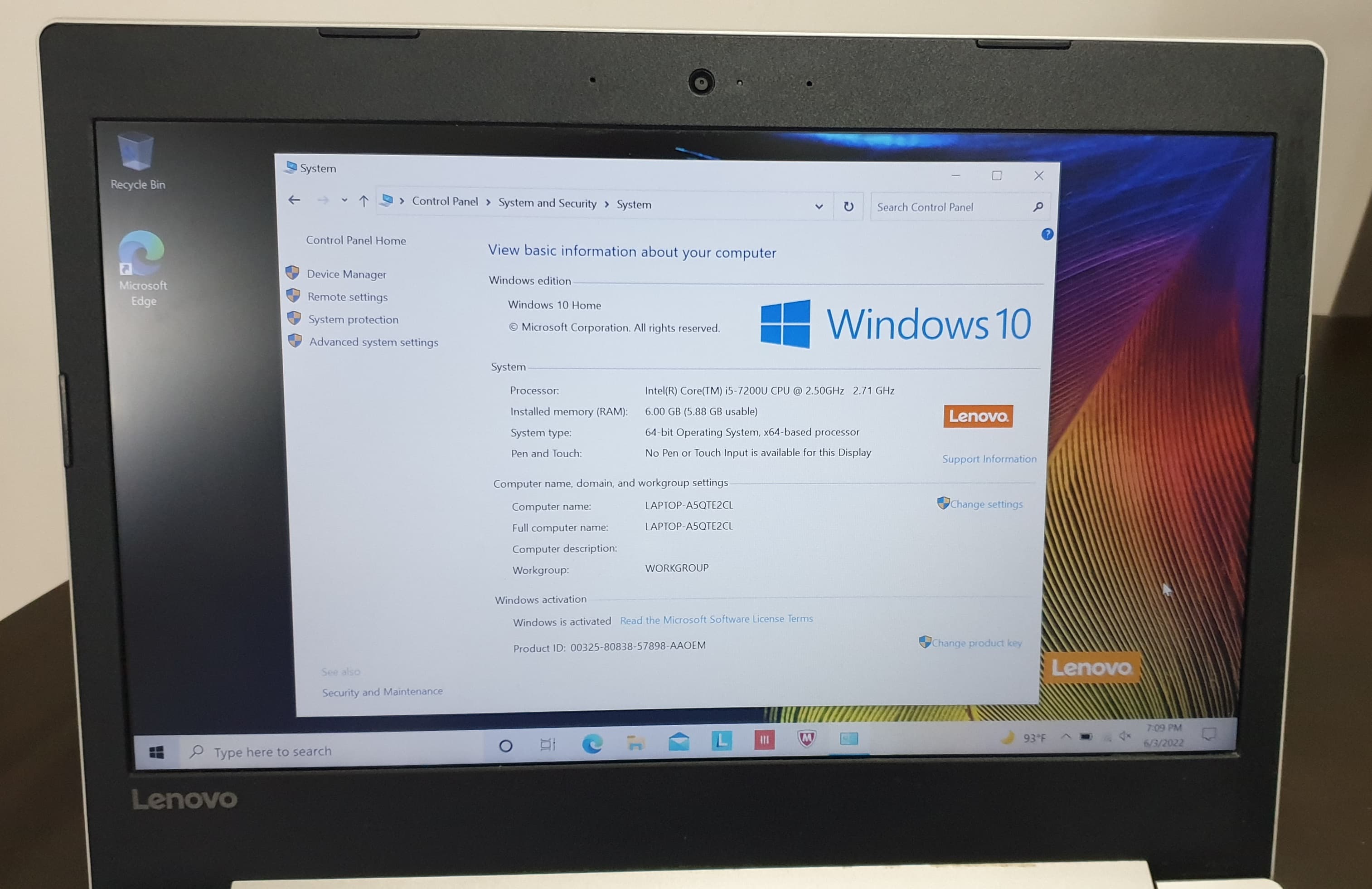Lenovo Laptop image 3