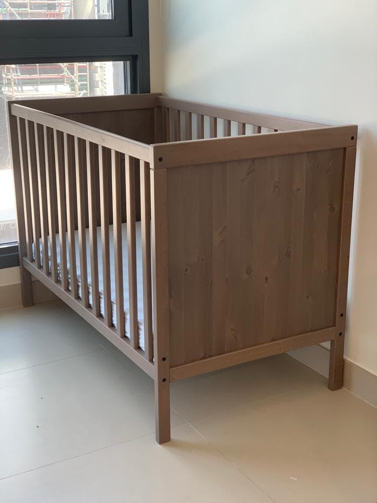 IKEA SUNDVIK Cot And Mattress image 4