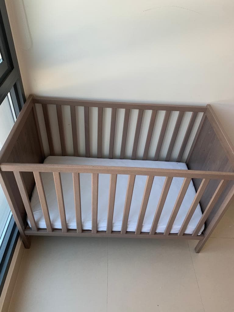 IKEA SUNDVIK Cot And Mattress image 7