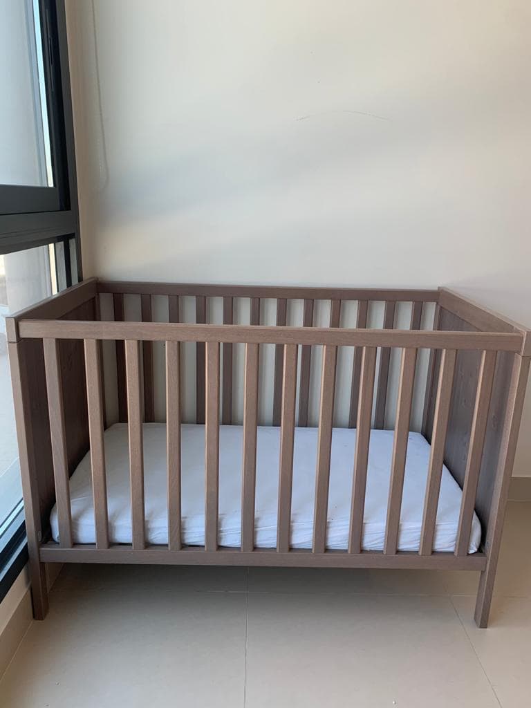 IKEA SUNDVIK Cot And Mattress - For Sale in Bahrain