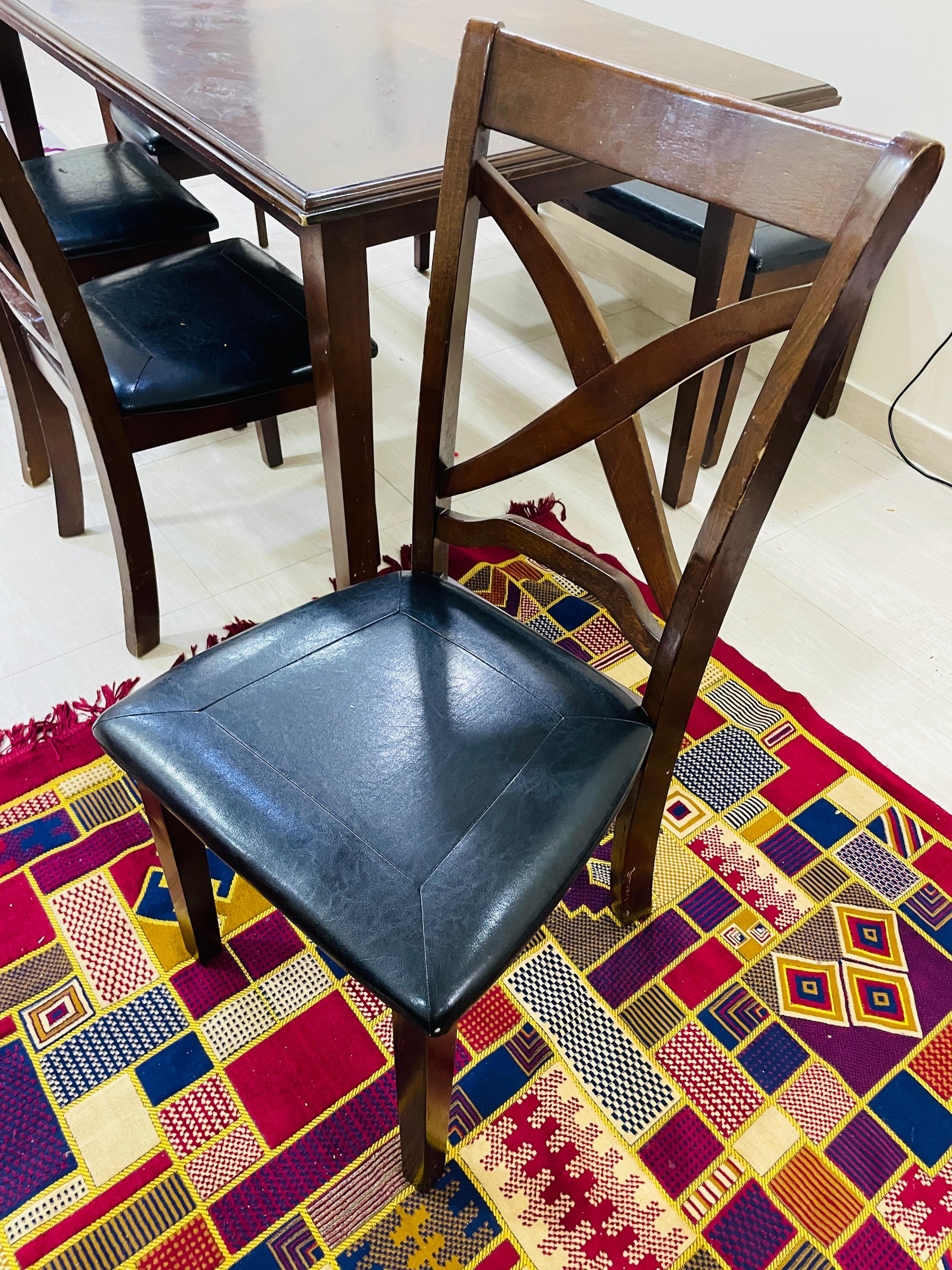 6 seater dining table set image 6