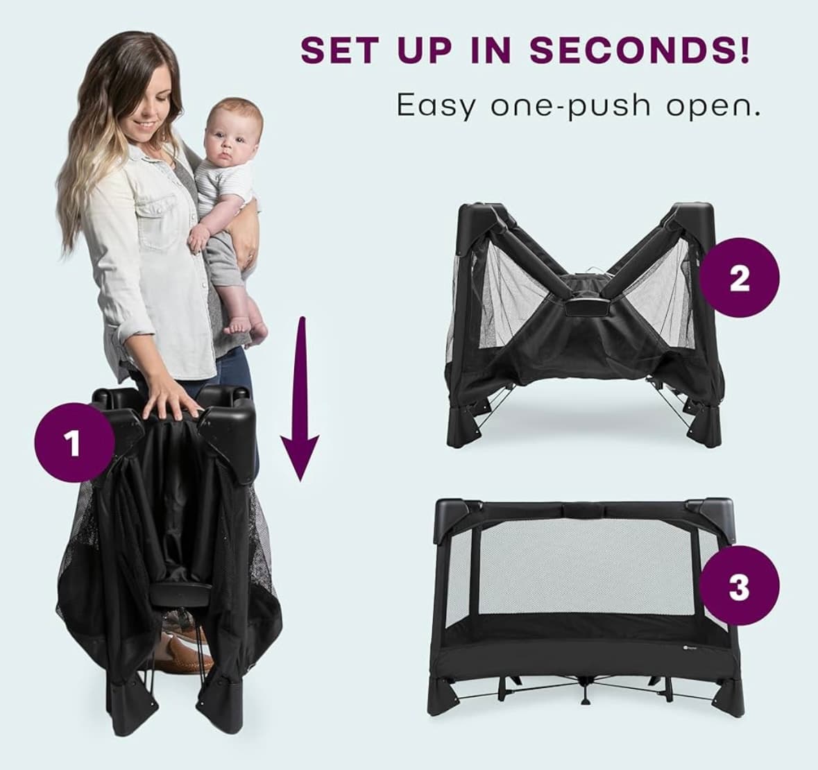 4mumz Breeze baby play yard - For Sale in Bahrain