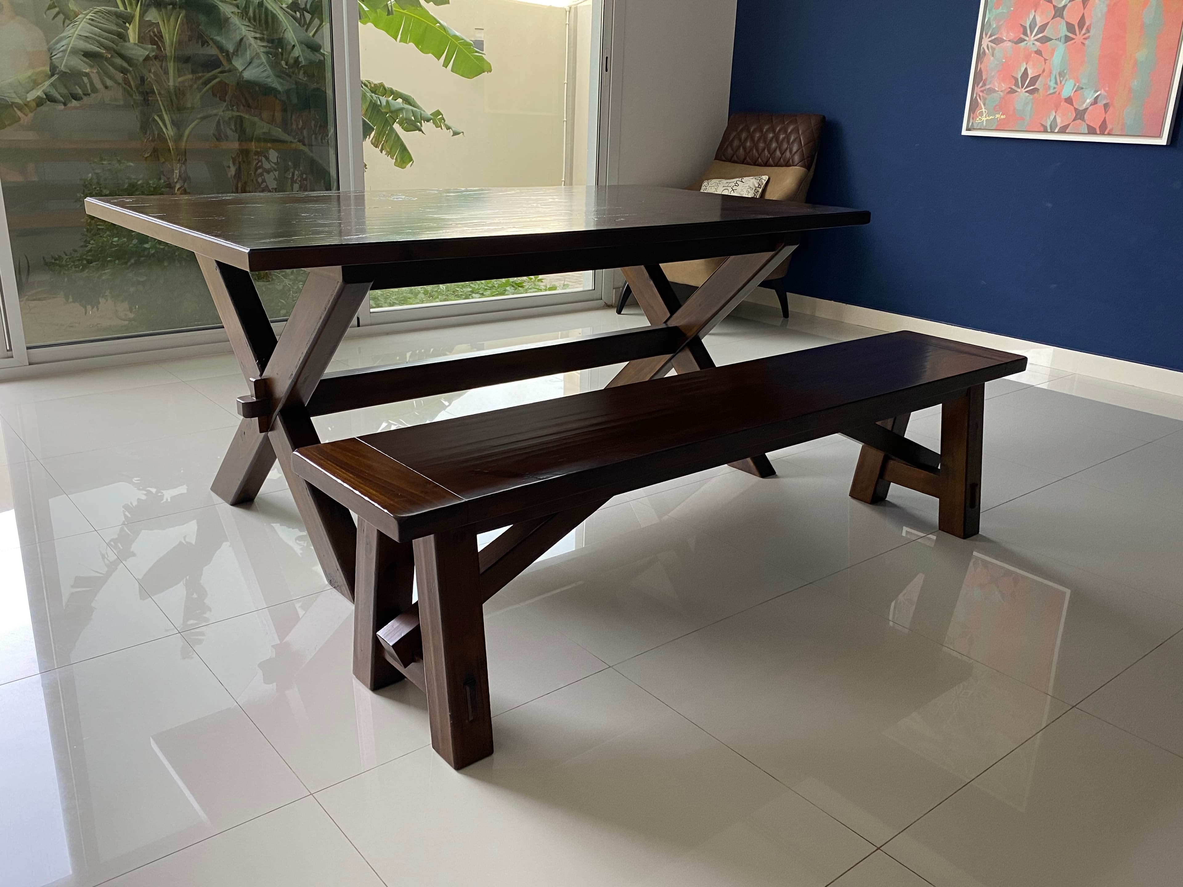 Dining Table & Bench image 2