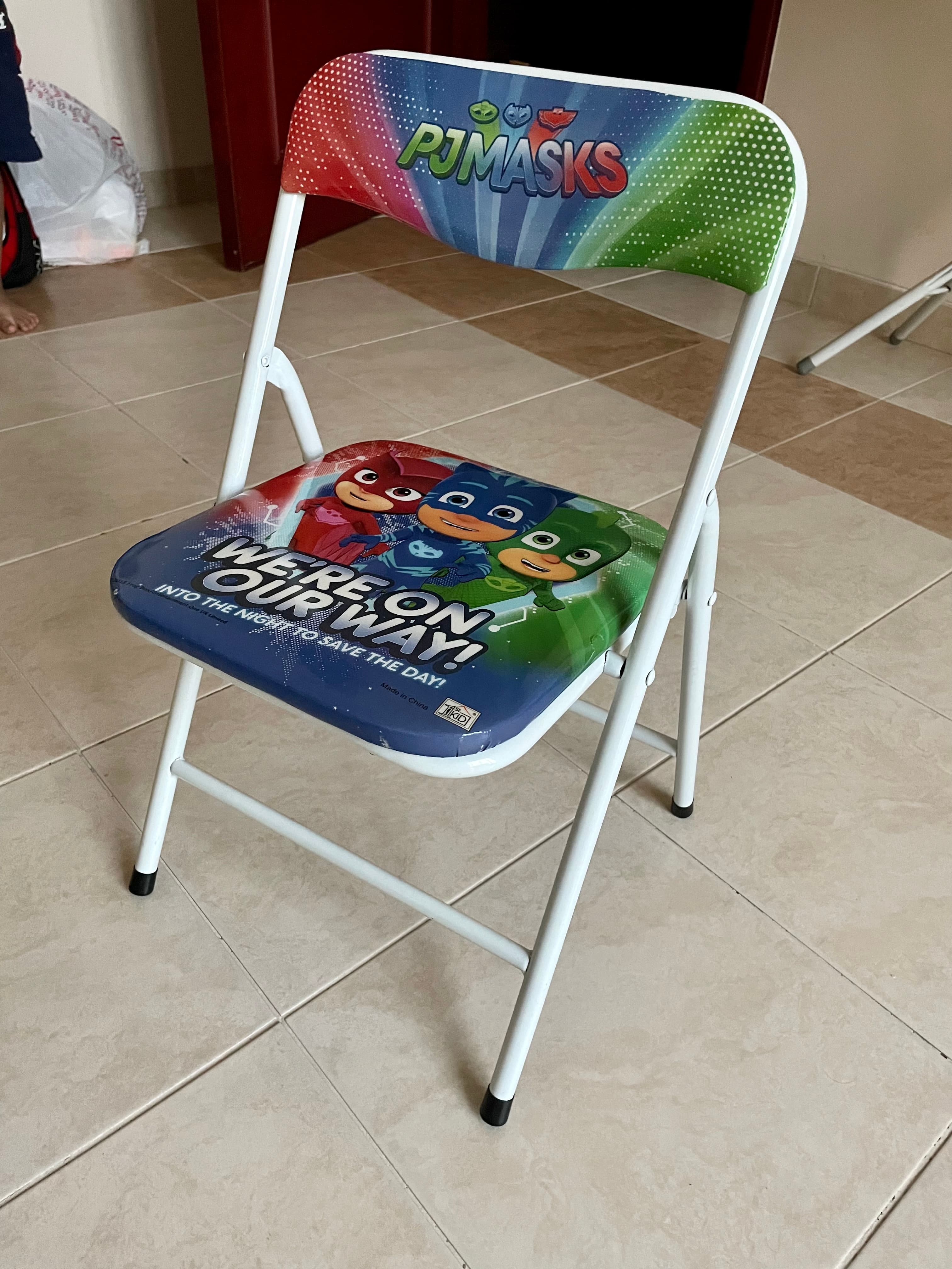 PJ Masks table and chair - For Sale in Bahrain