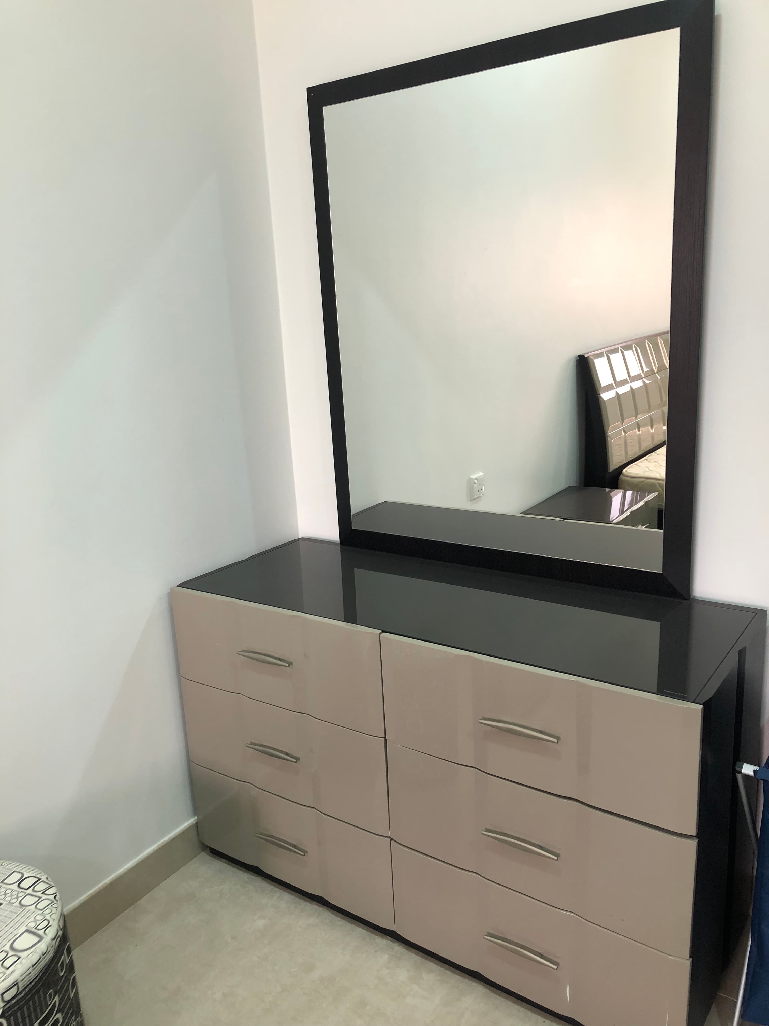 Drawer Dresser with Mirror  image 2