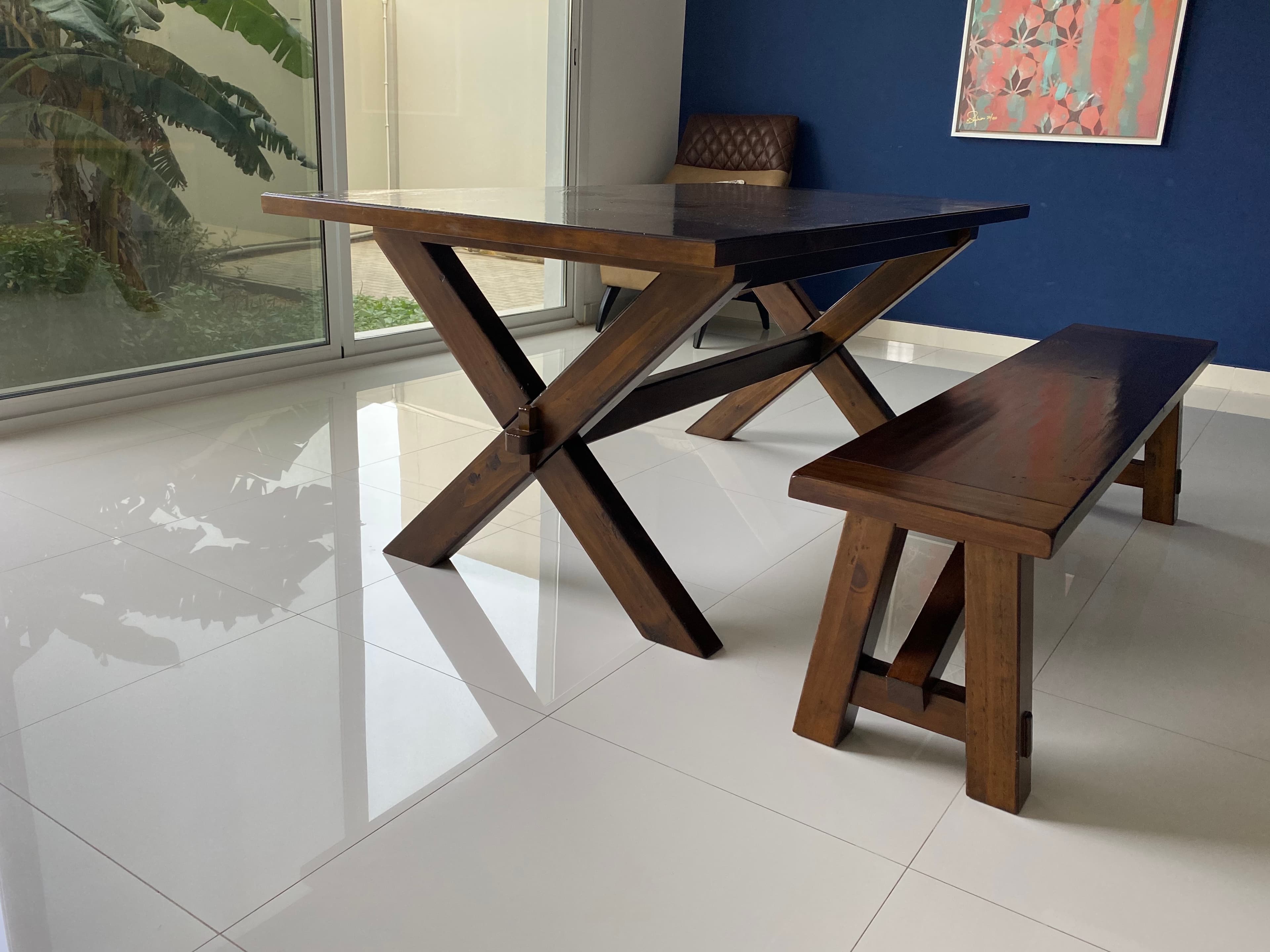 Dining Table & Bench image 1