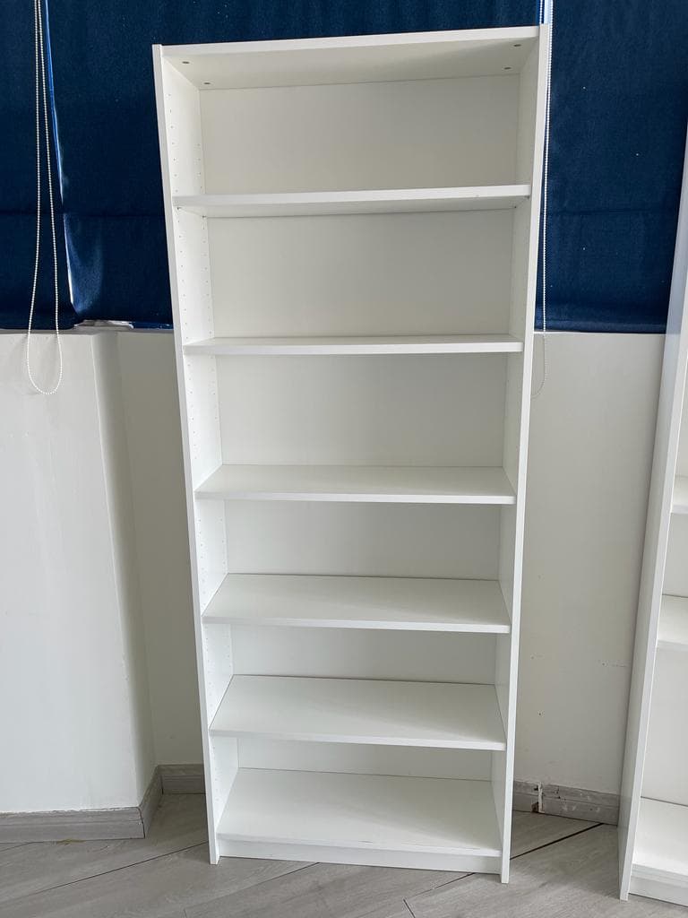 Ikea White Bookshelves   image 1