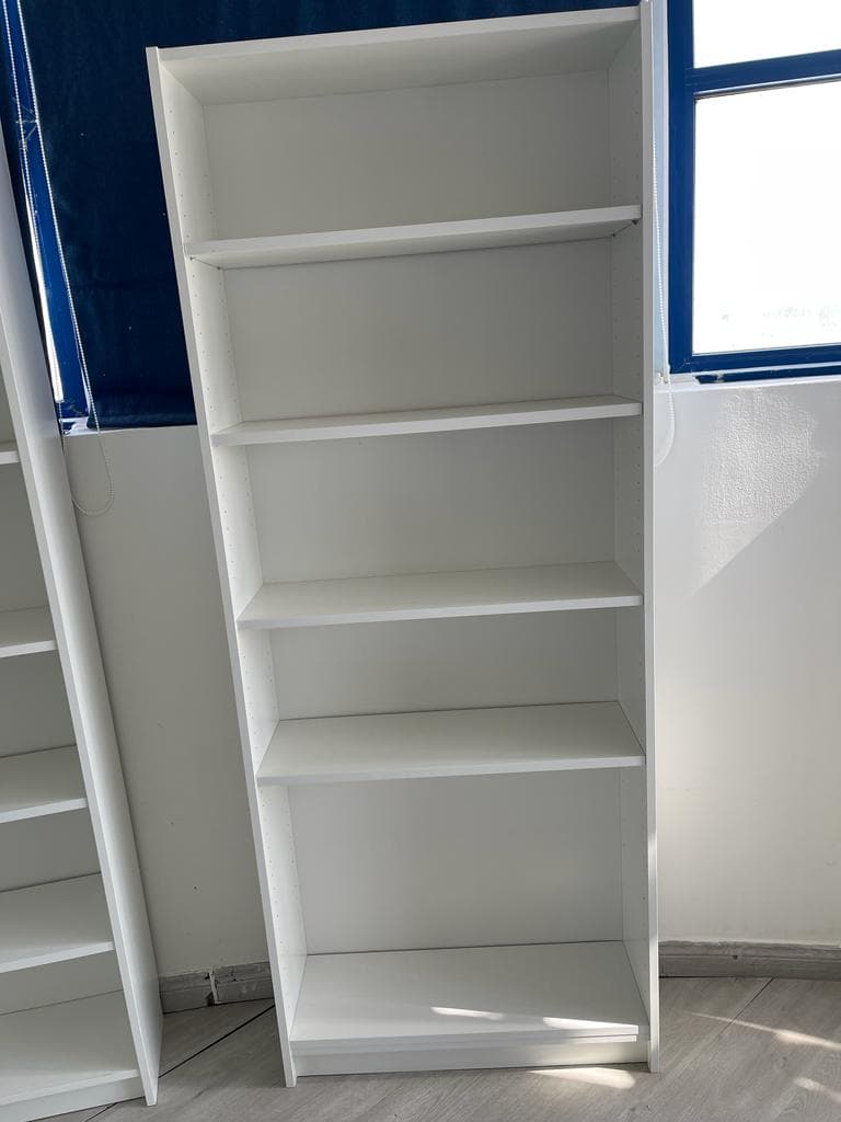 Ikea White Bookshelves   image 2