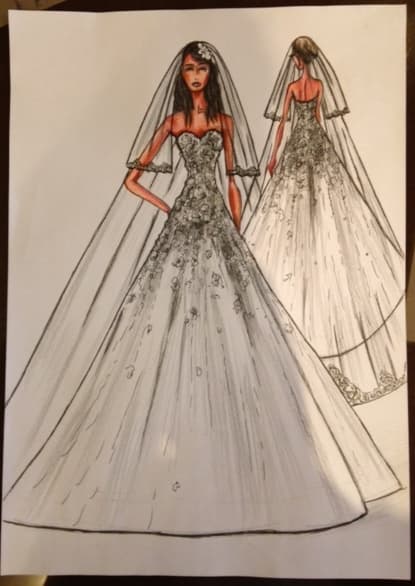 Wedding dress  - For Sale in Bahrain