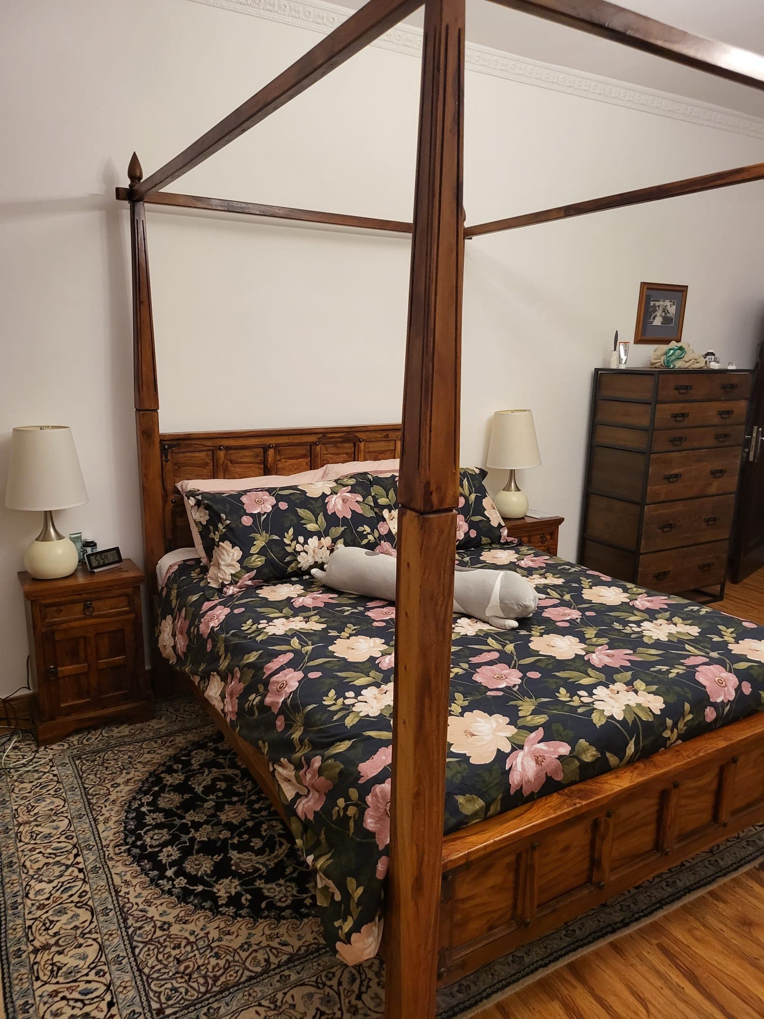 King size 4 poster bed image 2