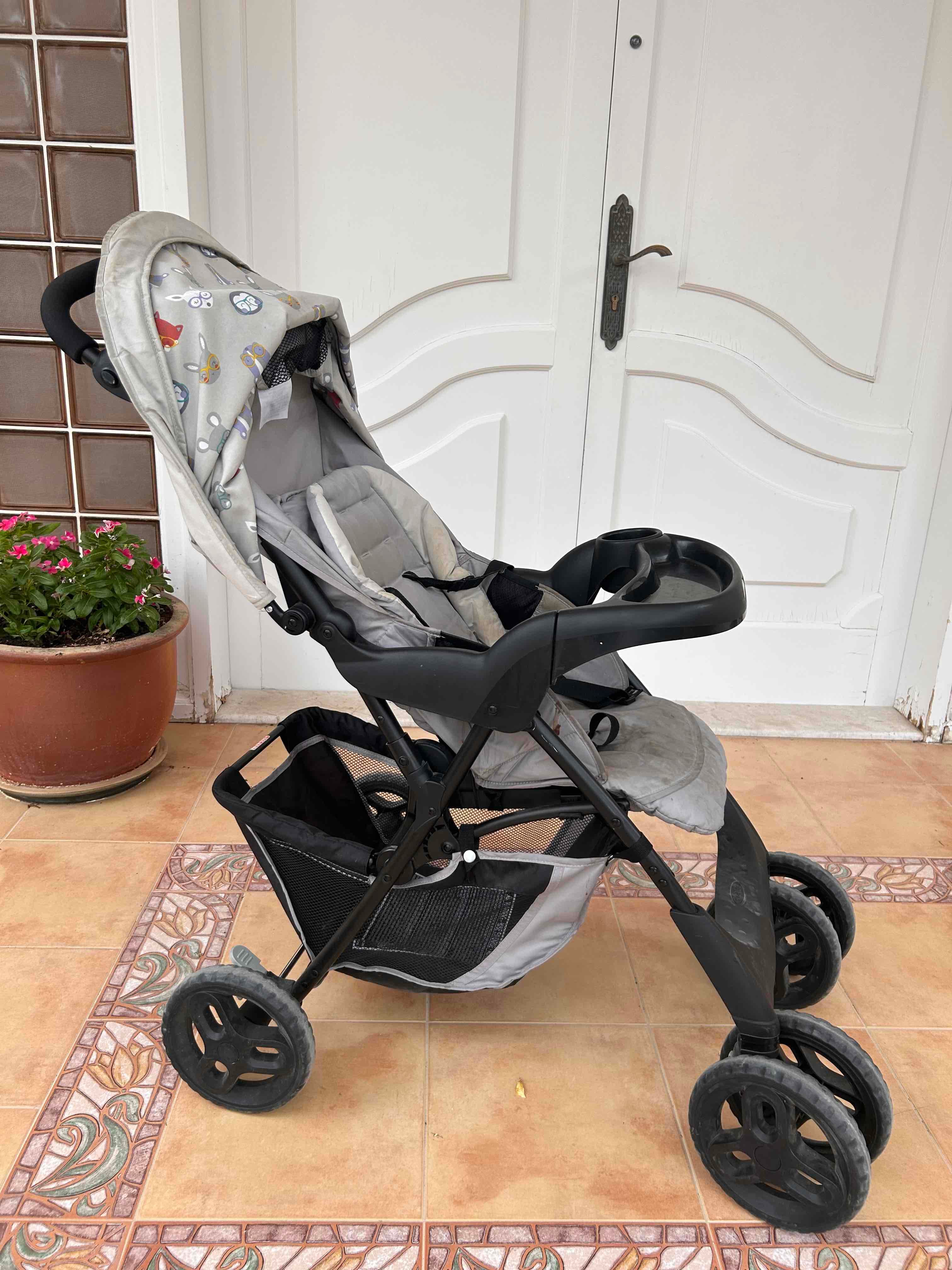 Baby stroller and car seat image 1